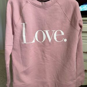 J Crew pink sweatshirt S